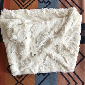 Anthropologie Faux Fur Neck Cowl